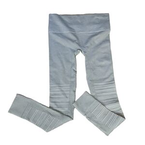 BLANQI sport support hipster cuffed leggings dove grey size medium